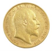 King Edward VII 1903 gold half sovereign coin