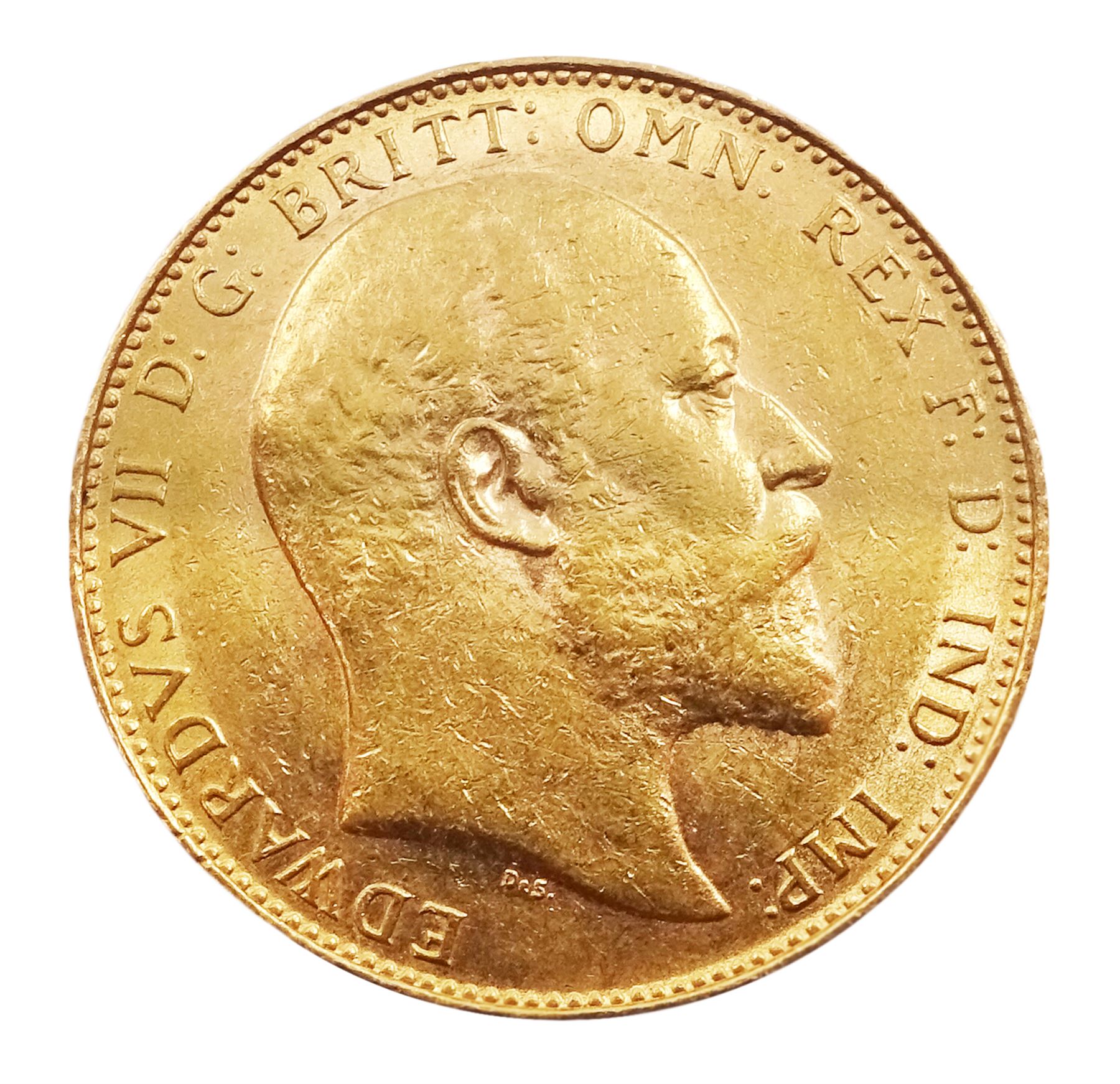 King Edward VII 1910 gold full sovereign coin