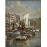 Arthur White (St. Ives Group 1865-1953): Whitby Harbour