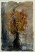 David Baumforth (British 1945-): 'Jug of Wallflowers'