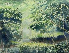 Richard Pottas (Northern British Contemporary): 'A Study in Green'