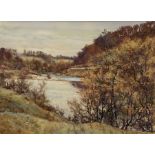 John Dobby Walker (British 1863-1925): The Mill Weir Richmond