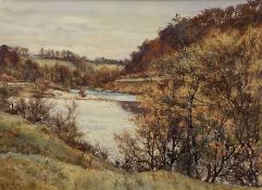 John Dobby Walker (British 1863-1925): The Mill Weir Richmond