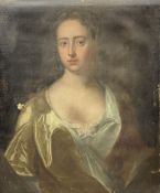 English School (18th century): Half length Portrait of a Lady