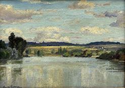 Claude Rameau (French 1876-1955): 'Bord de Loire Pouilly'