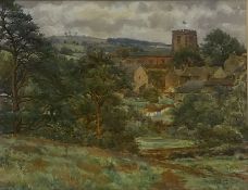 John Dobby Walker (British 1863-1925): Brook House near Caton