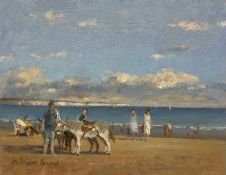 William Burns (British 1923-2010): 'Late Afternoon Ride Bridlington'