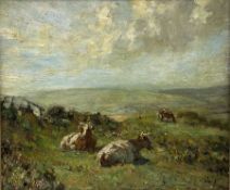 Frederic William Jackson (Staithes Group 1859-1918): Cattle Grazing