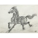 Emmanuel Gondouin (French 1883-1934): Study of a Horse