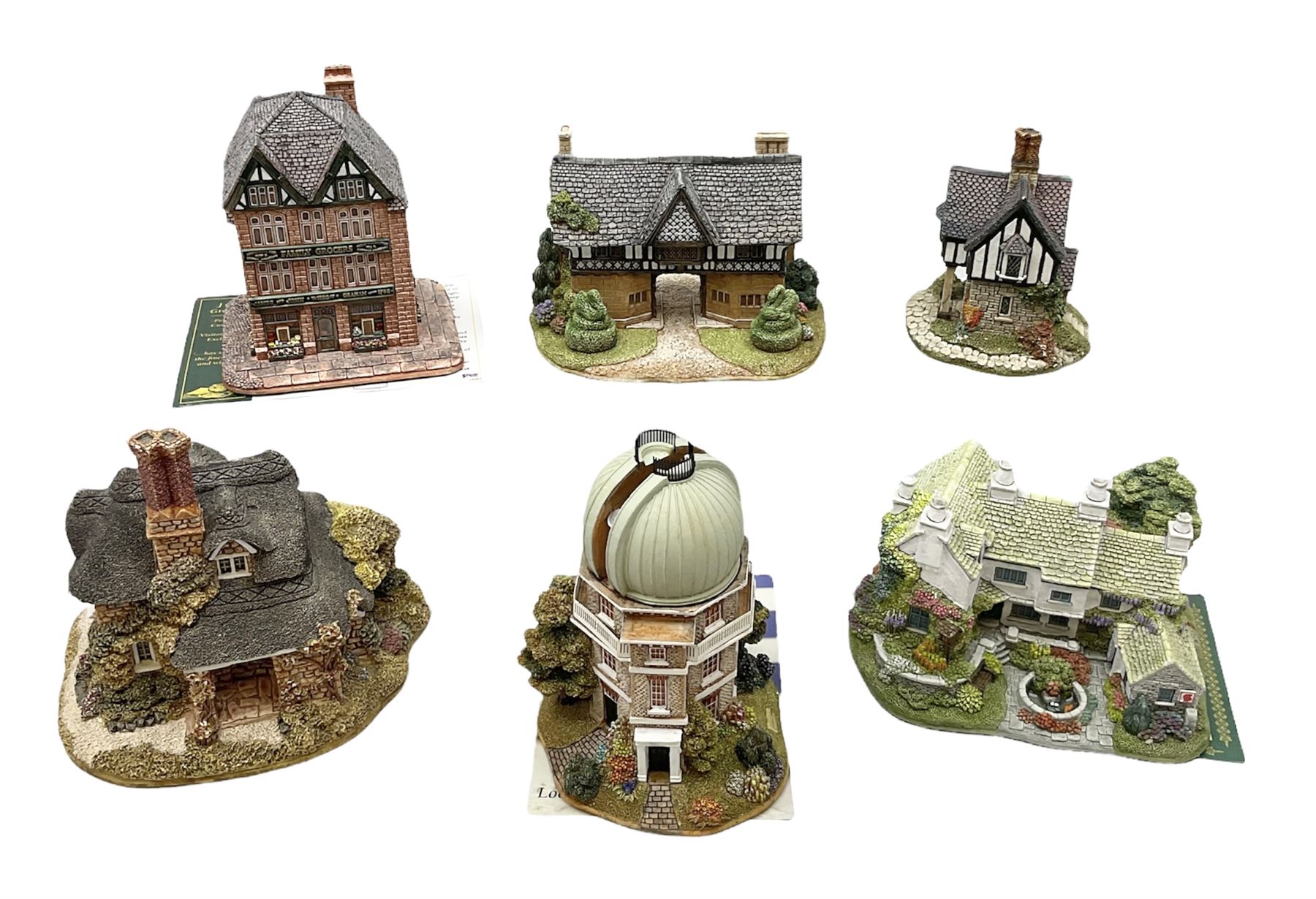 Six Lilliput Lane cottages