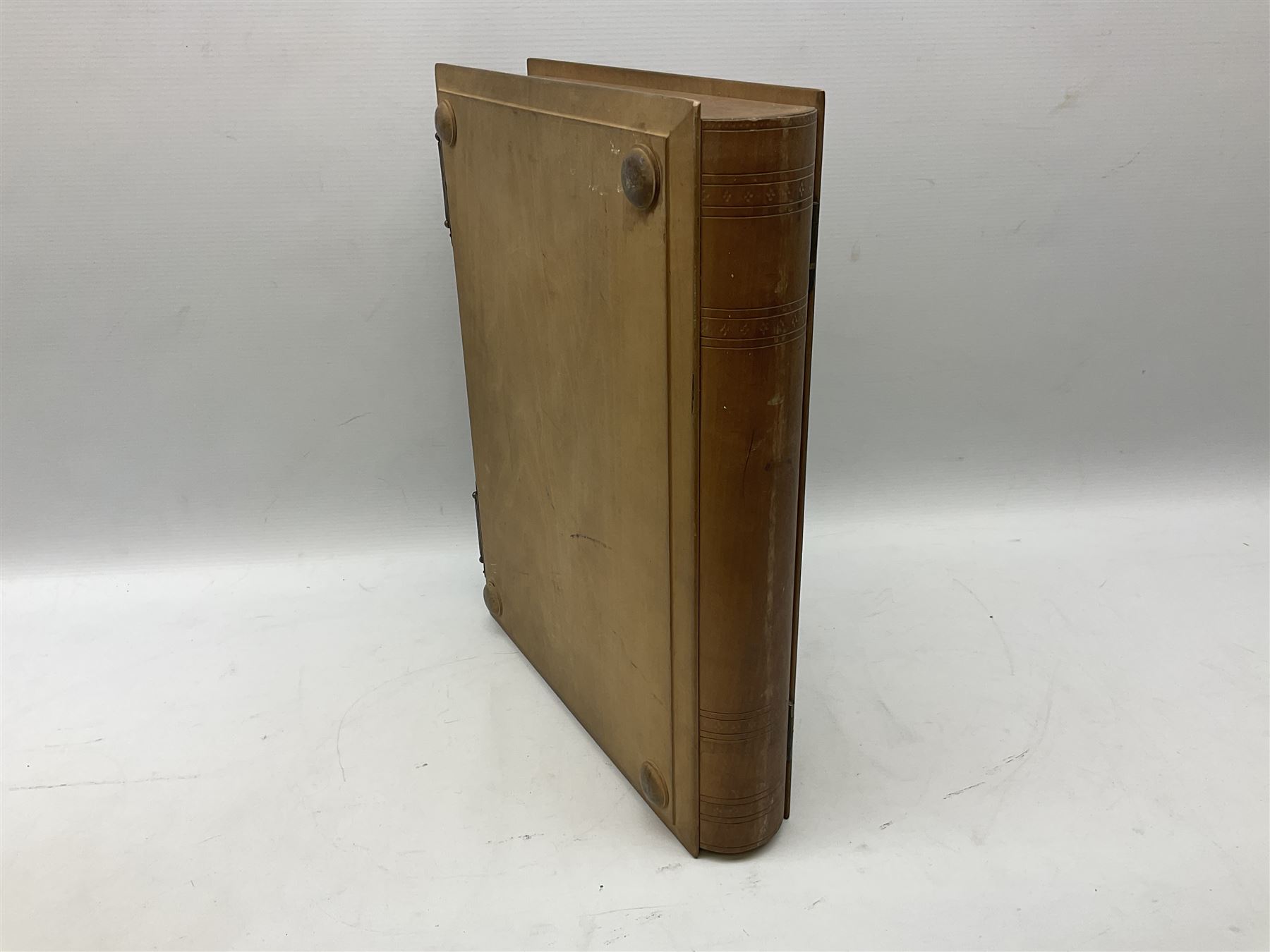 Edwardian sycamore bible box - Image 2 of 5