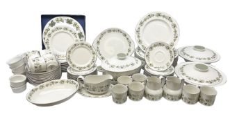 Royal Doulton tea and dinner wares decorated in the Vanity Fair pattern