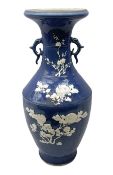Chinese blue and white floor vase