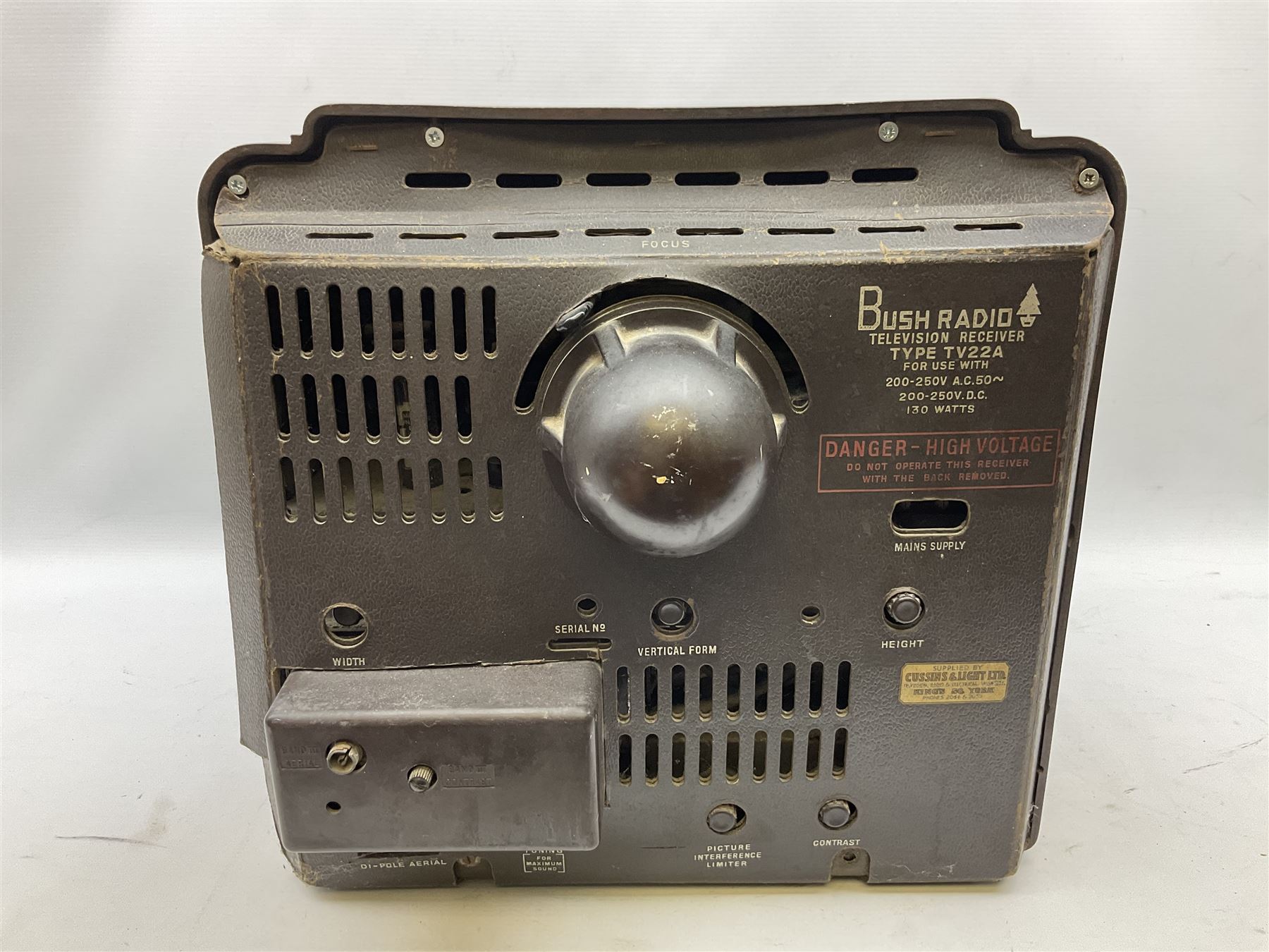 1950s Bush Type TV22A Bakelite Television receiver - Image 4 of 5