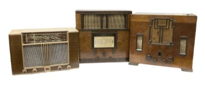 1950s Stella ST120A radio in Art Deco case