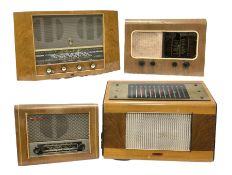 Four mid 20th Century Pye radios