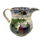 19th century transfer printed jug