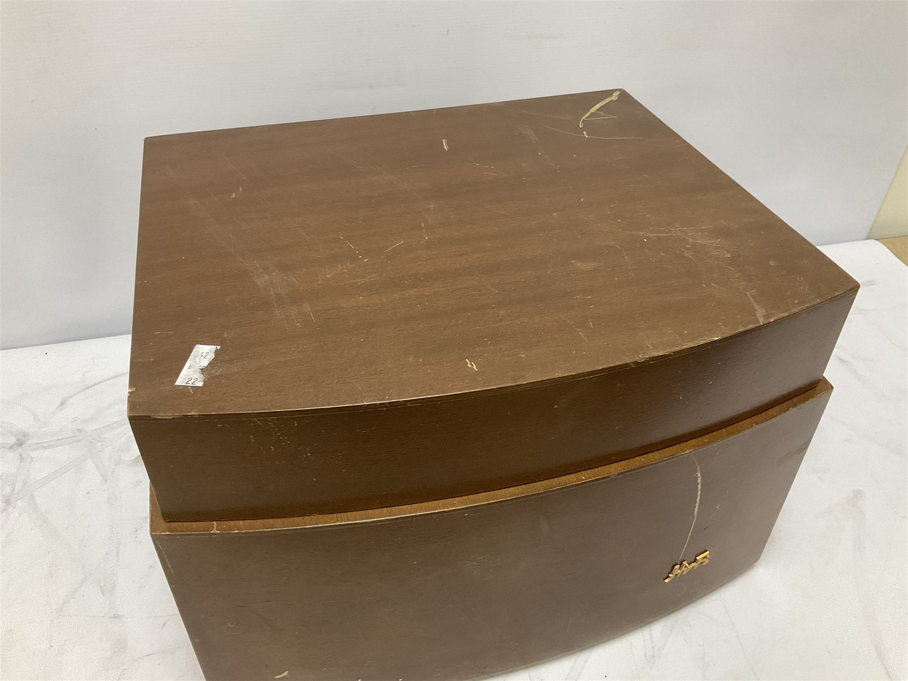 Three 1950s Pye Black Box Hi-Fi gramophones in mahogany cases - Image 9 of 11