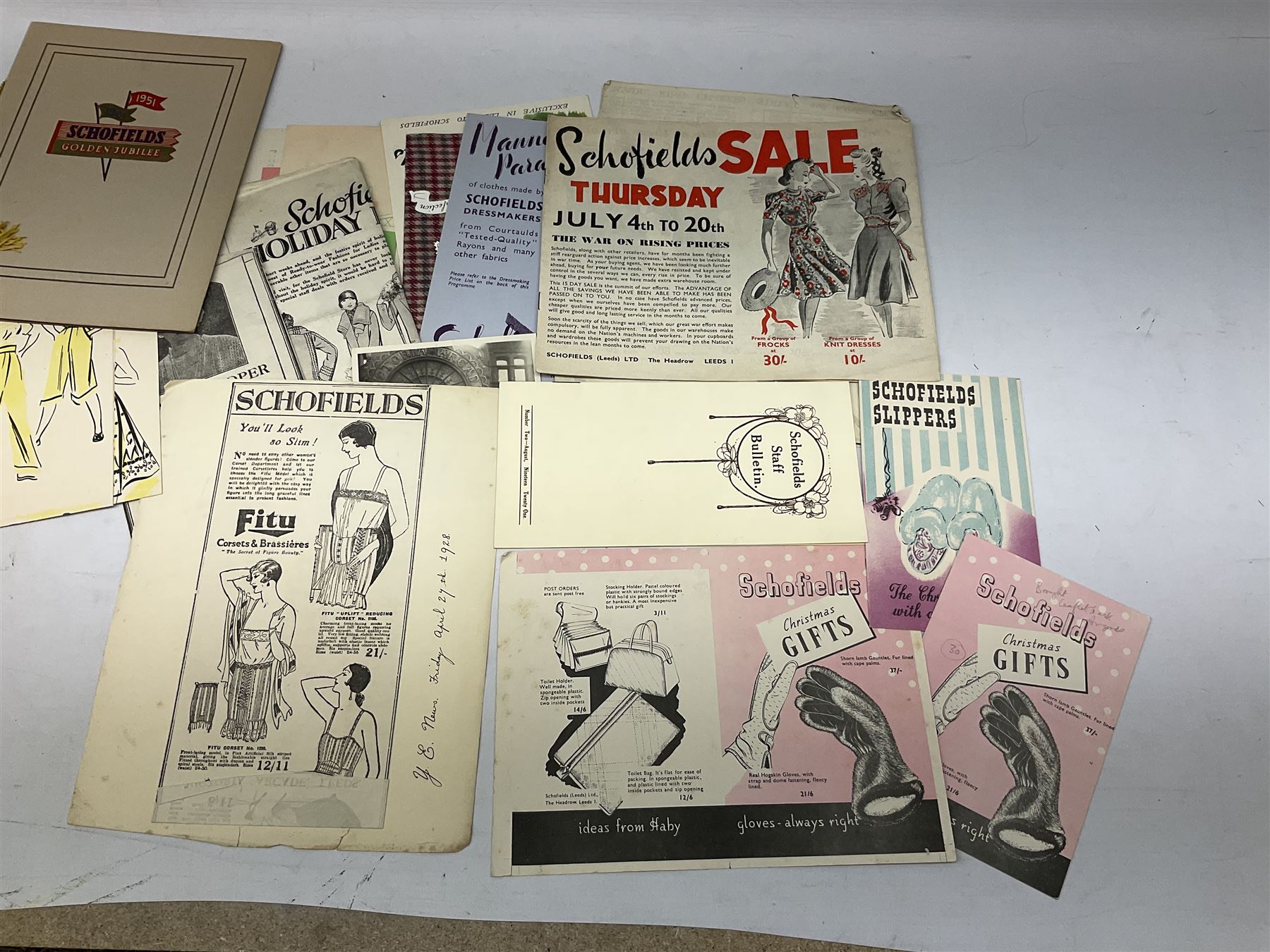 Quantity of paper ephemera relating to Schofields Department Store - Image 13 of 13