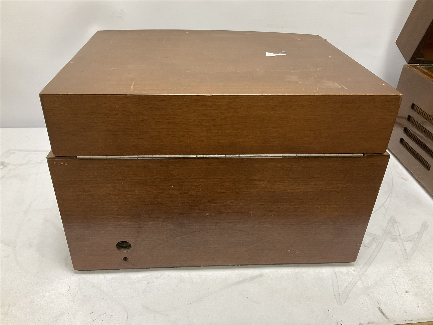 Three 1950s Pye Black Box Hi-Fi gramophones in mahogany cases - Image 6 of 11