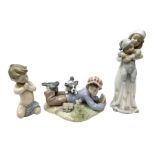 Three Lladro figures