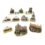 Ten Lilliput Lane cottages from the British and English collections to include Armada House