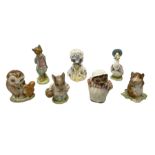 Seven Beswick Beatrix Potter figures