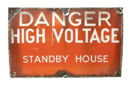 Danger High Voltage