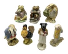 Seven Beswick Beatrix Potter figures