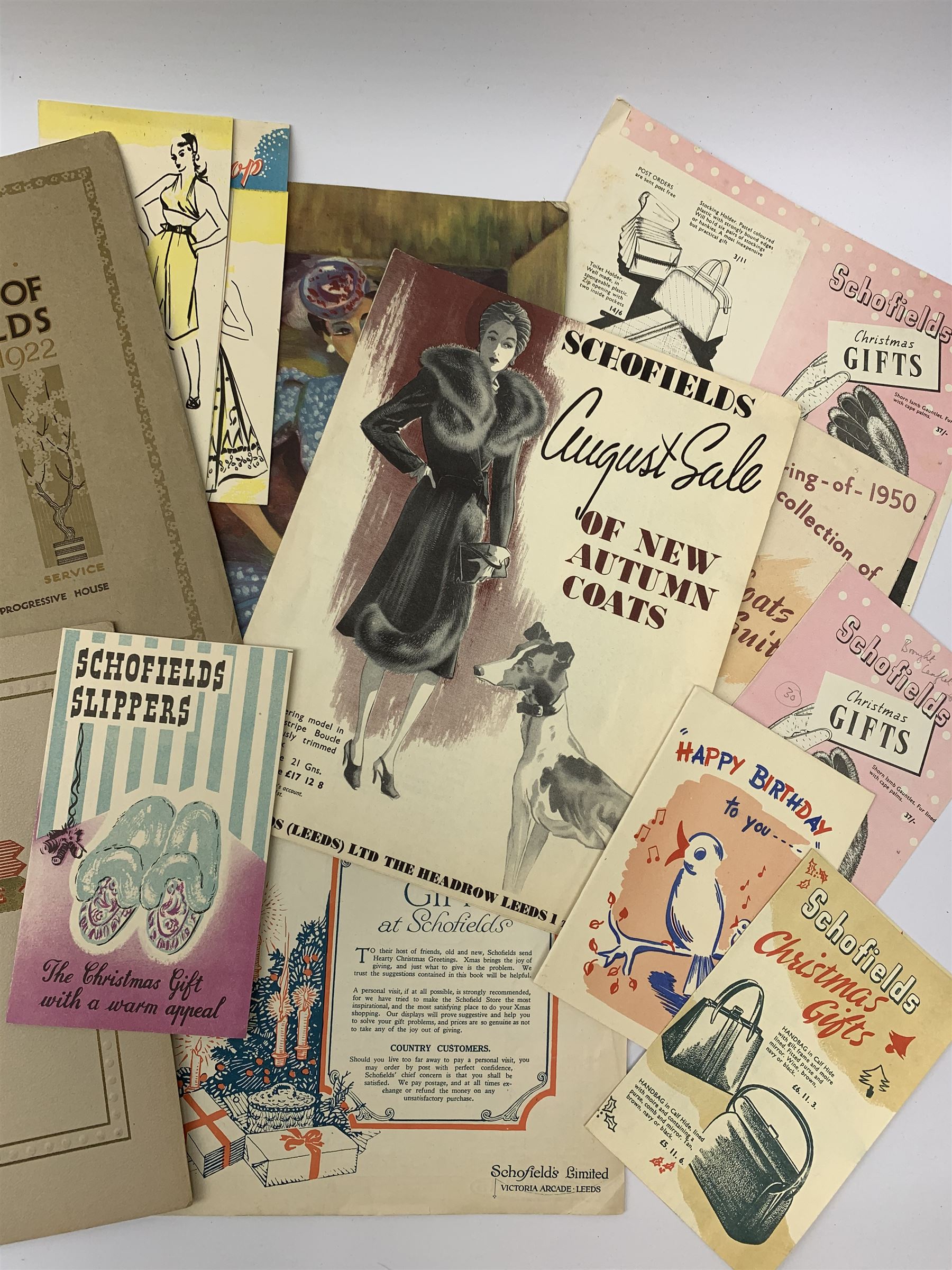 Quantity of paper ephemera relating to Schofields Department Store - Image 4 of 13