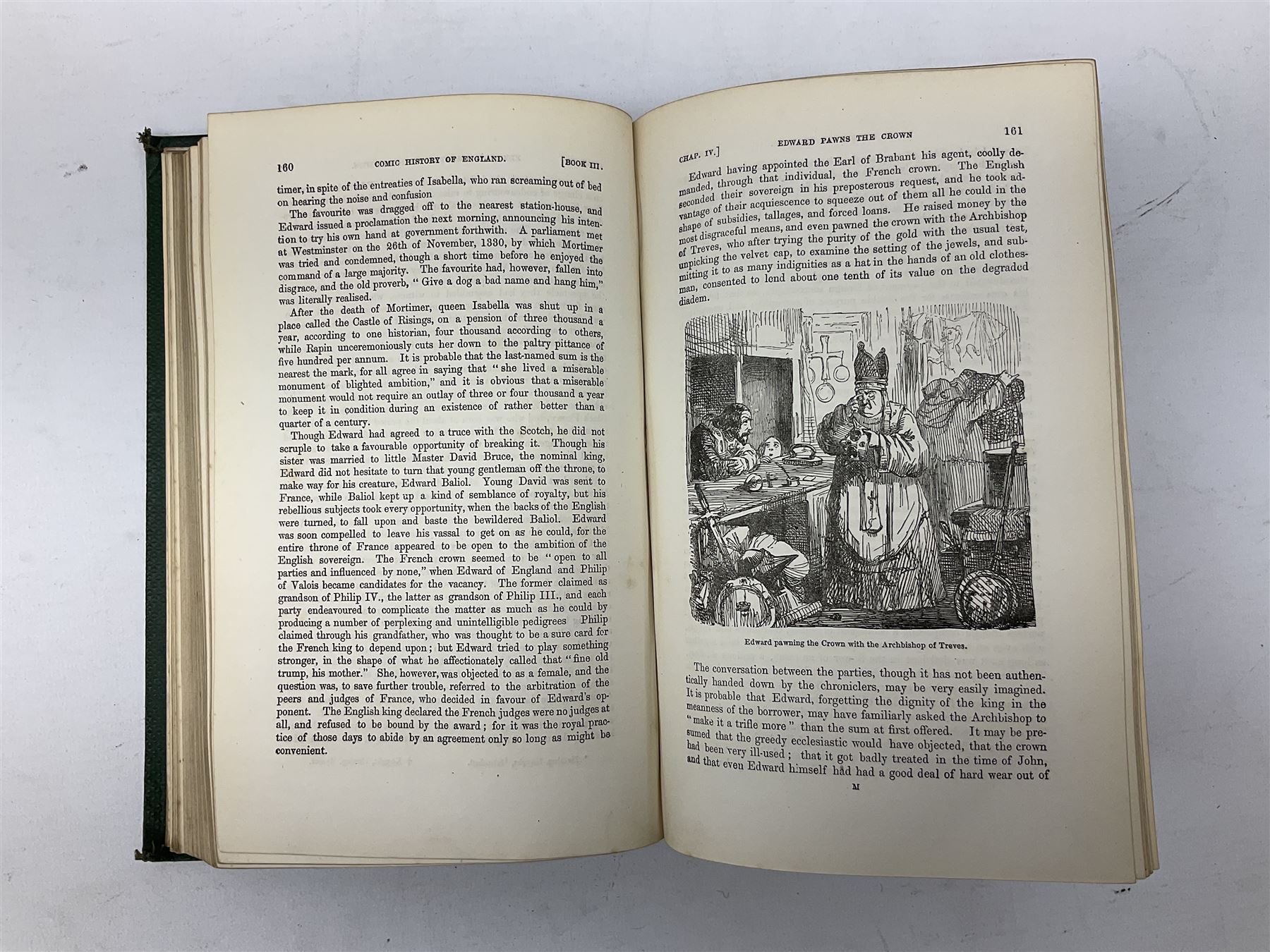 G A. A'Beckett: The comic history of England by with coloured etchings and woodcuts by John Leech a - Image 3 of 11