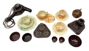 Collection of Bakelite to include Ormond hair dryer