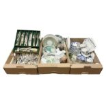 Silver plated Kings Pattern part canteen of cutlery
