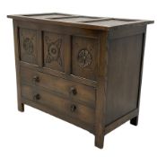 20th century oak blanket chest