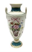 Minton Rose Basket bicentenary vase