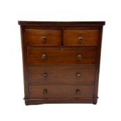 Victorian mahogany straight front chest