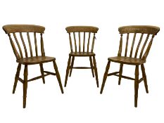 Three farmhouse chairs