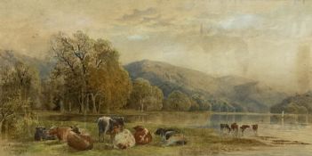 Cornelius Pearson (British 1805-1891) and Thomas Francis Wainwright (British 1794-1883): Cattle Wate