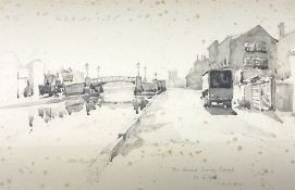 Albert Thomas Pile (British 1882-1981): 'The Grand Surrey Canal'