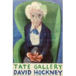 After David Hockney (British 1937-): 'My Mother Bridlington 1988'