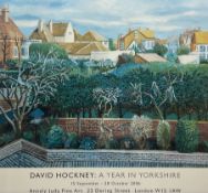 After David Hockney (British 1937-): 'A Year in Yorkshire'