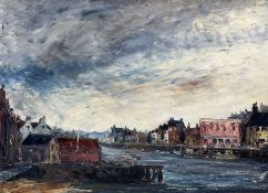 Richard Dimock (British 20th century): 'Whitby Harbour'
