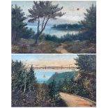 English School (19th/20th century): Coastal Landscape