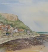 Penny Wicks (British 1949-): Runswick Bay