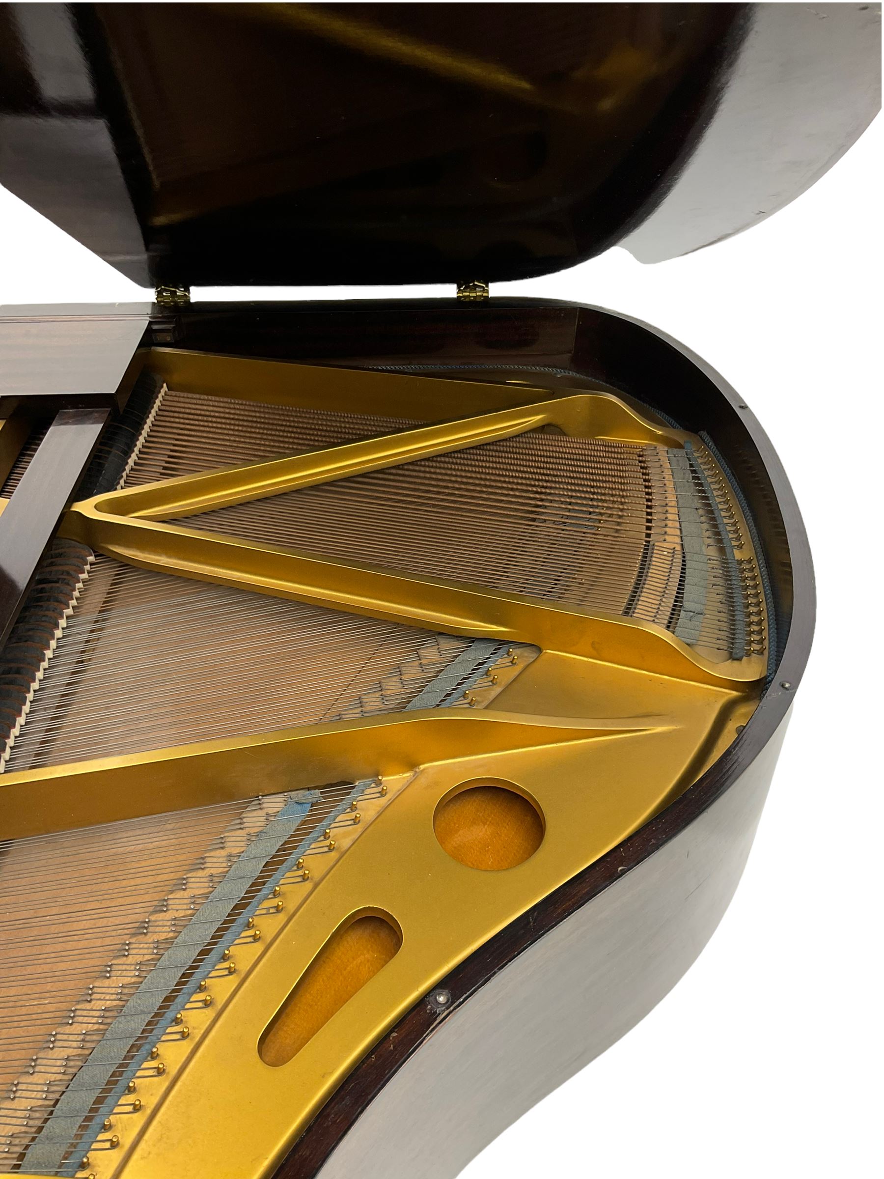 A mid 20th century English baby grand piano by Osbert - Image 7 of 7