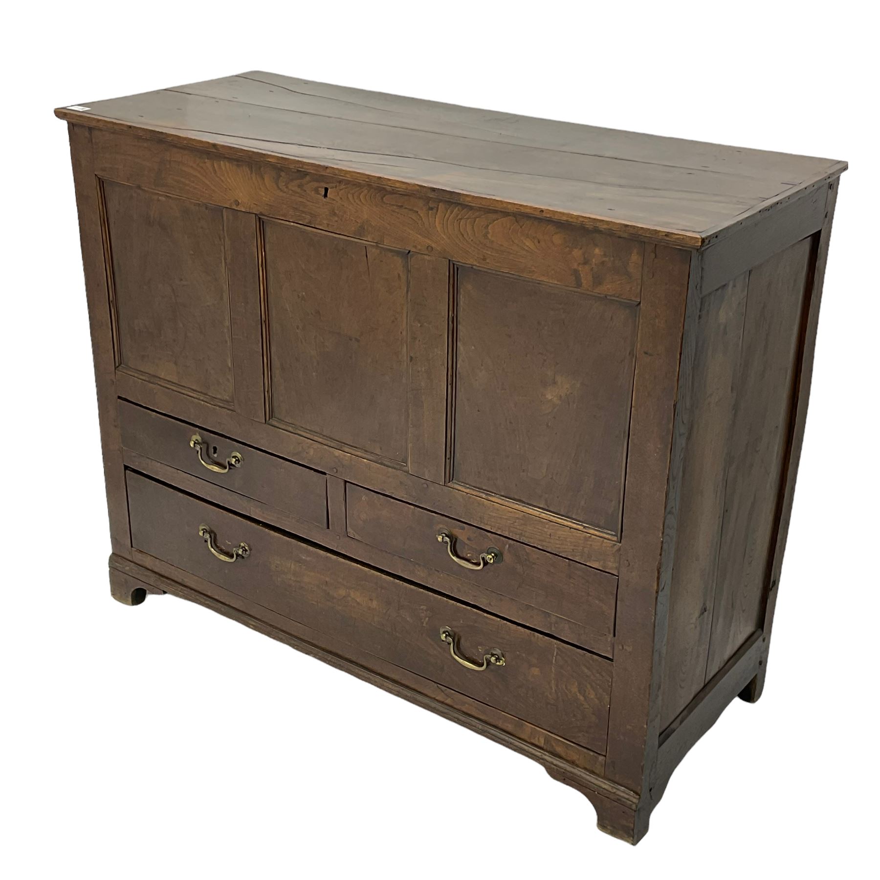 18th century elm mule chest