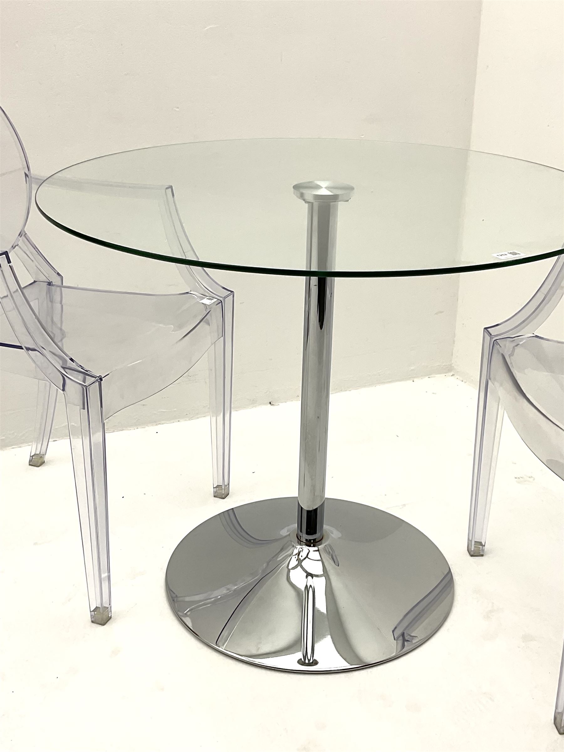 Circular pedestal bistro table - Image 4 of 5