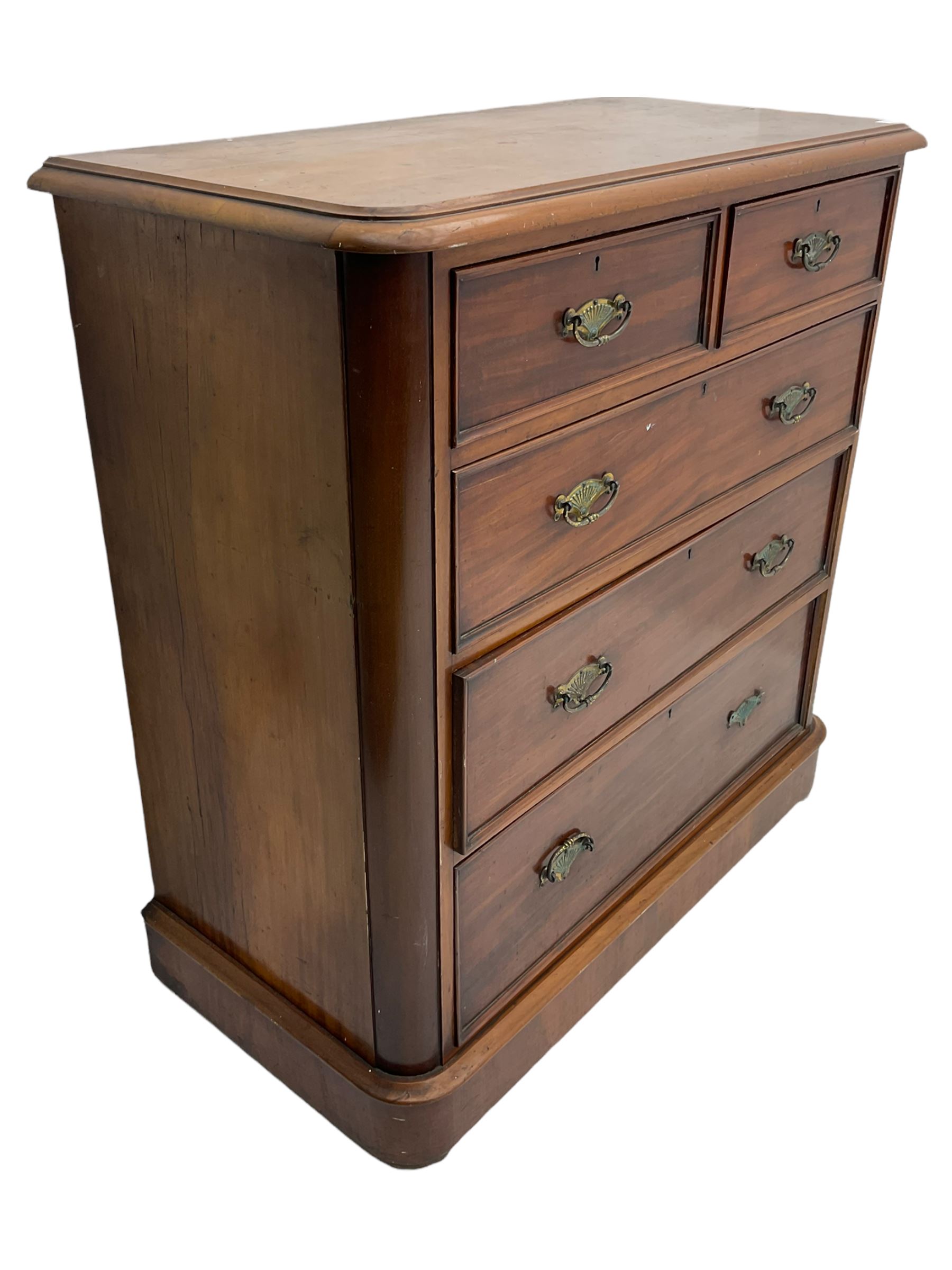 Victorian mahogany chest - Image 2 of 4