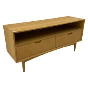 Bentley Designs - 'Dansk Scandi' light oak television cabinet