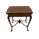 Early 20th century mahogany at classical design card table